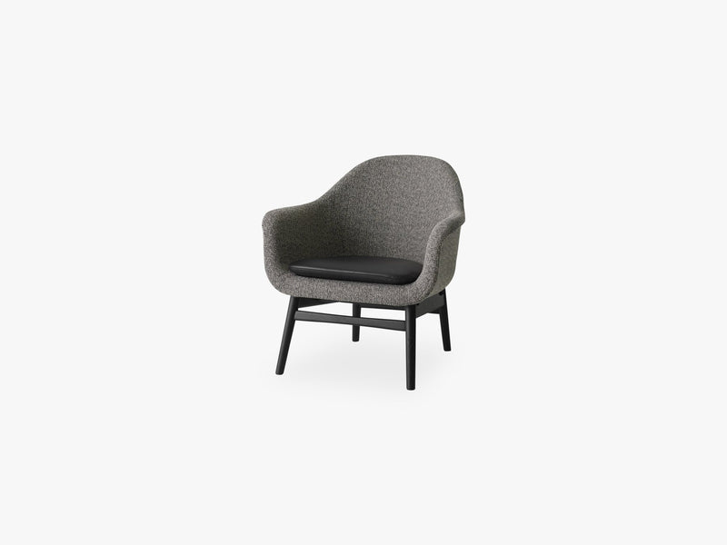 Harbour Lounge Chair, Black Oak Base, Savanna 152/Shade 20296