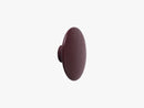 The Dots Coat Hooks / Large, Burgundy