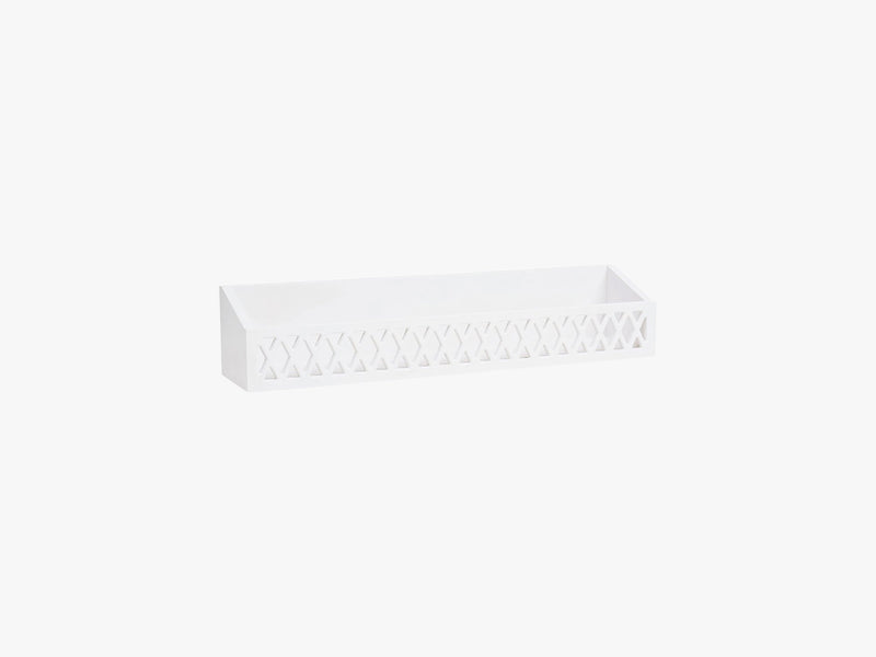 Harlequin Shelf, White