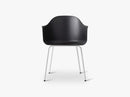 Harbour Chair, Black/Light Grey Steel Base