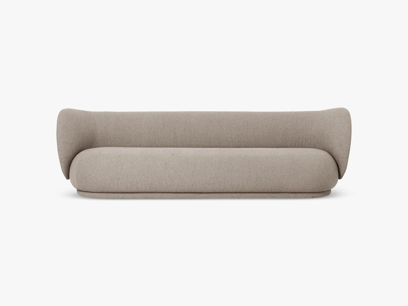 Rico 4-Seater Sofa - Bouclet, Sand