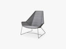 Breeze Highback Stol, Light Grey