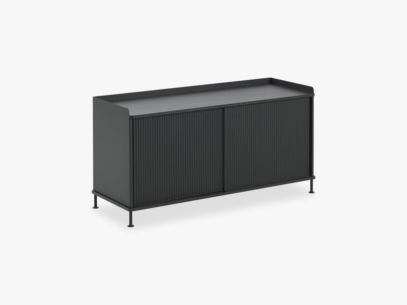 Enfold Sideboard - Low, Black/Black