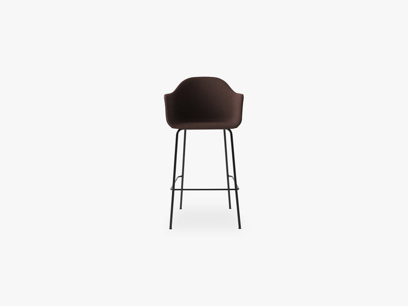 Harbour Chair - Bar, Black Steel Base/Colline 568