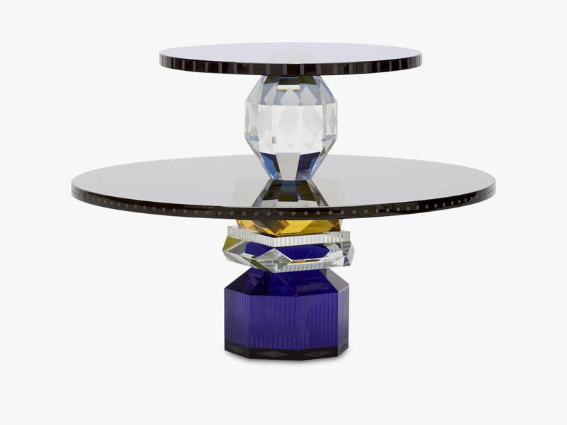 Dallas Tray, Cobalt/Clear/Black/Yellow