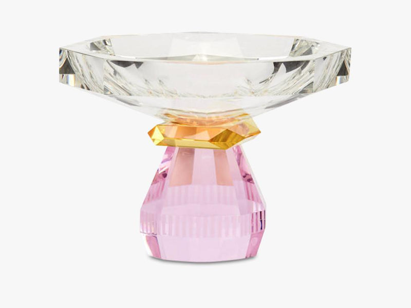 Madison Bowl, Clear/Yellow/Rose