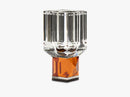 Ohio Vase, Clear/Amber/Black