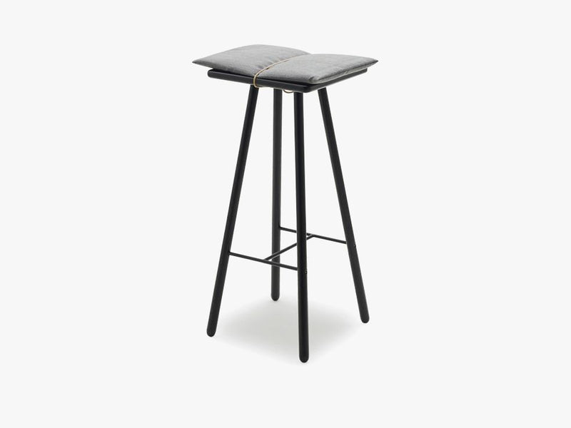 Georg Bar Stool High, Black