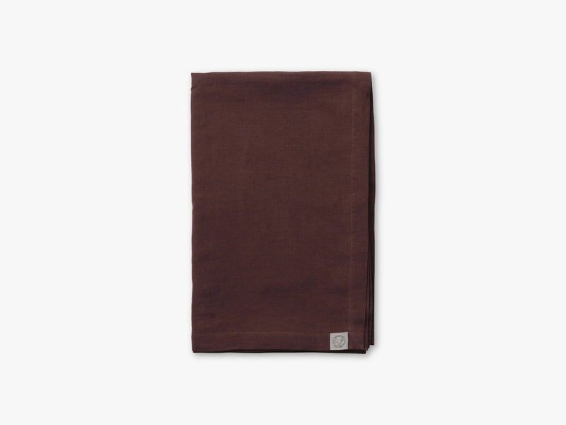 Collect Bedspread SC31, Burgundy/Linen