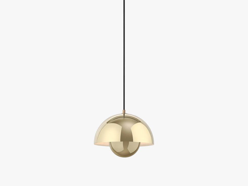 Flowerpot Pendant - VP1, Polished Brass