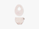 Doll's Bib & Diaper, Dandelion Rose