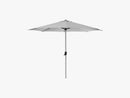 Sunshade Parasol M/Krank - Dia 3 M, Silver/Light Grey
