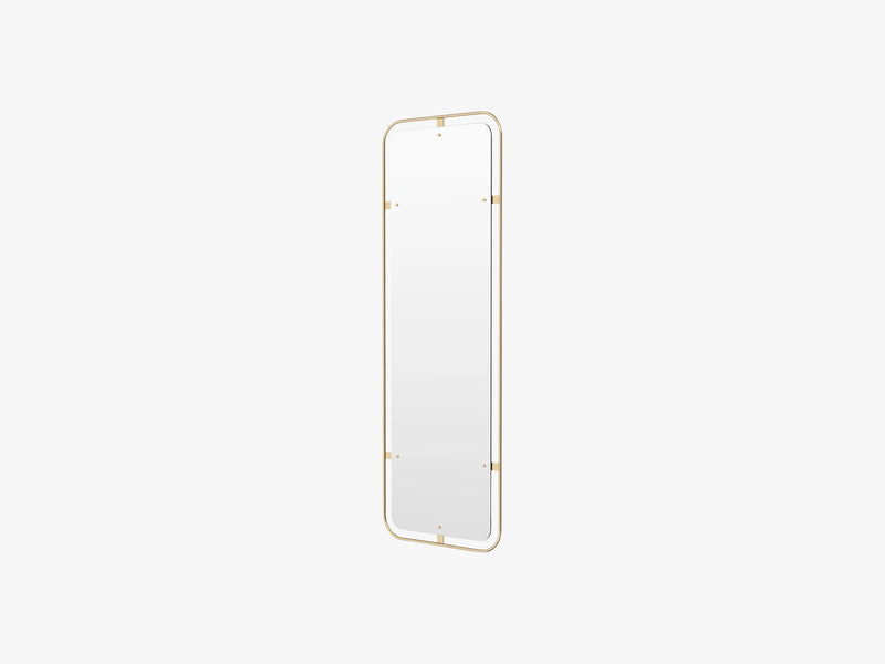 Nimbus Mirror Rectangular, Polished Brass