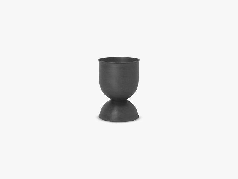 Hourglass Pot - Small - Black/Dark Grey