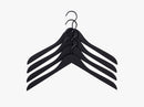 Soft coat hanger Slim, Sort