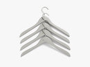 Soft coat hanger Slim, Grå