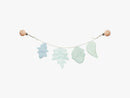 Pram Chain Leaves, Mix Blue