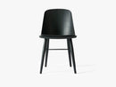 Synnes Chair - Sort ask m. sort læder