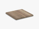 Plank Square Trencher, 4 pcs, Teak