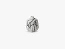 Vase Splash Bottle Keramik, grey w/black print