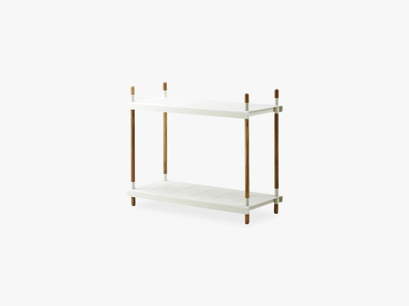 Frame Reolsystem Høj, Teak, White