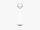 Multi-Lite Floor Lamp - Chrome Base, White shade