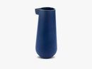 Stoneware Pitcher, Deep Blue