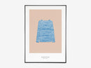 A5 card / Sweater blue