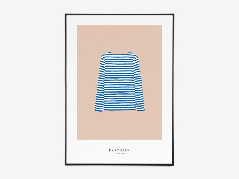 A5 card / Sweater blue