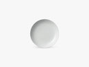 Hvid Riflet Moderne Tallerken, 25 Cm