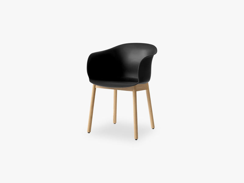 Elefy Chair JH30 Black, Oak base