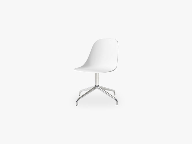 Harbour Side Chair, Alu Swivel Base/White Shell