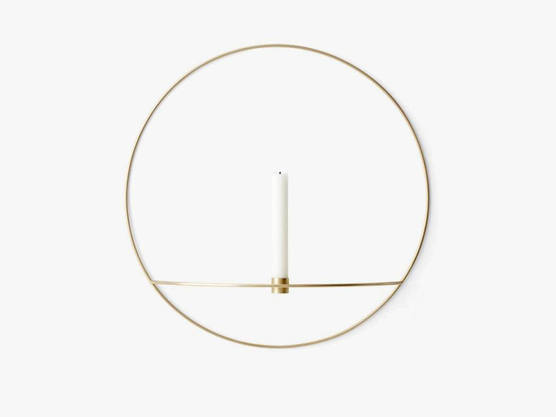 POV Circle, Candleholder, L, Brass