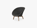 Peacock Loungestol M/Teak Ben, Teak/Dark Grey