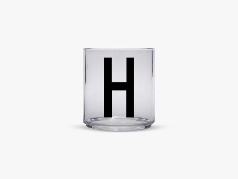 Kids personal drinking glas A-Z, H