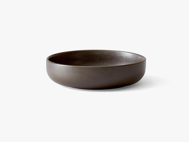 New Norm Low Bowl, Ø13,5 cm , Dark Glazed