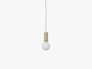 Socket Pendant Low, Cashmere