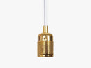 Frama E27 Pendant, Messing/Hvid