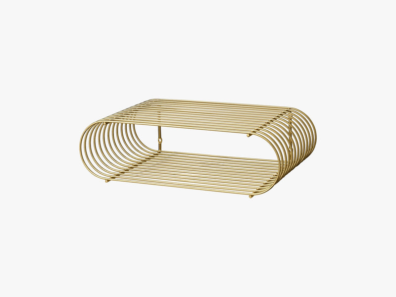 CURVA shelf gold, one size