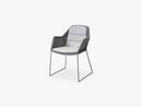 Breeze Stol Sæde-/Ryghynde, Light Grey