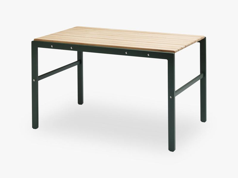 Reform Table 125, Teak, Hunter Green