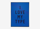 I Love My Type - Cobalt Blue