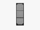 WIRE box, 3 shelves stand/wall, black,