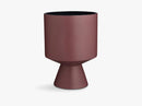 Fiora krukke H50cm, Bordeaux/Blå