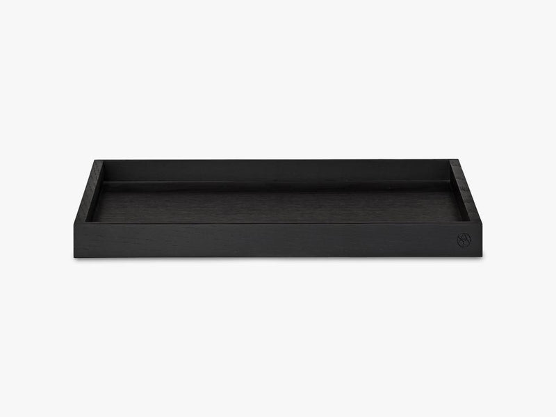 UNITY wooden tray black, medium