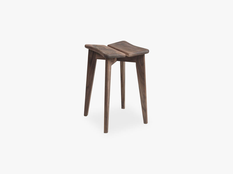 Tre?fle Stool, American Walnut Oiled)