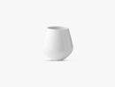 Hvid Riflet Vase Stor