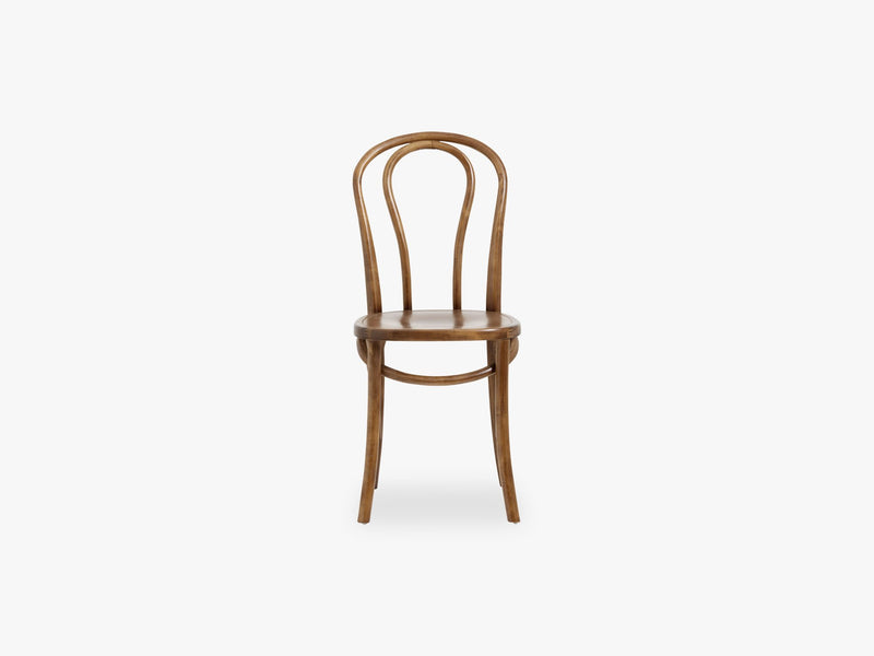 Bistro chair, brown wood