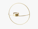 POV Circle, Tealight Candle Holder, S, Brass