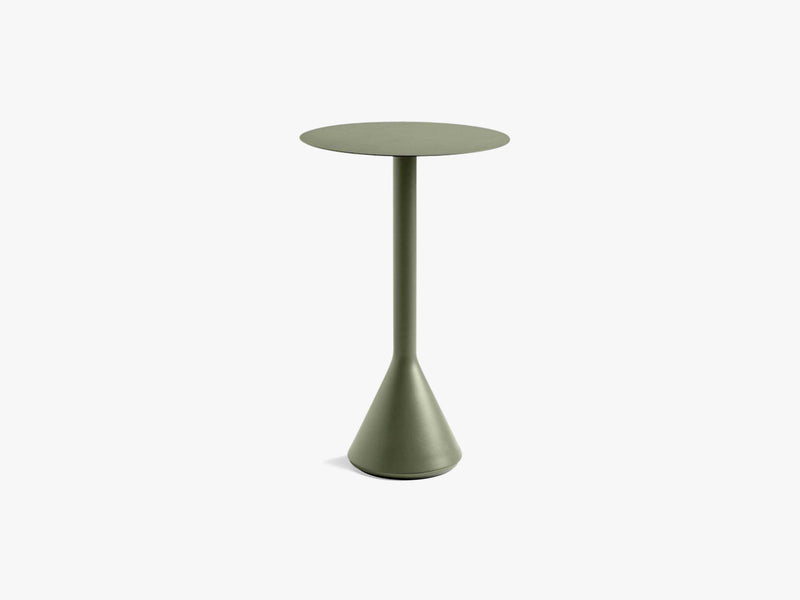 Palissade Cone Table - Round High, Olive